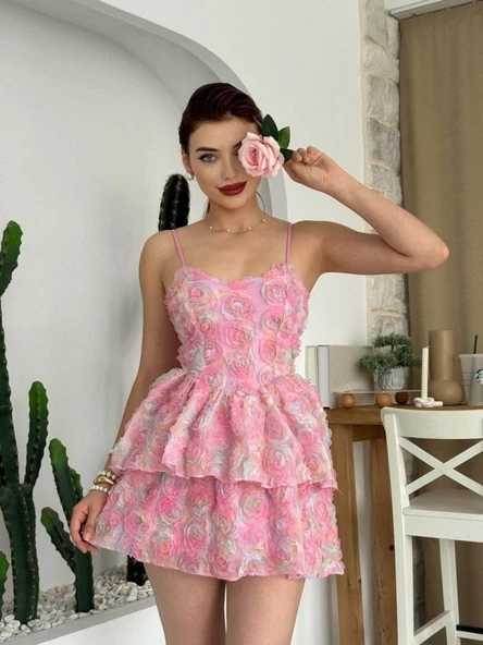 Flora İp Askılı Elbise ürün görseli 1