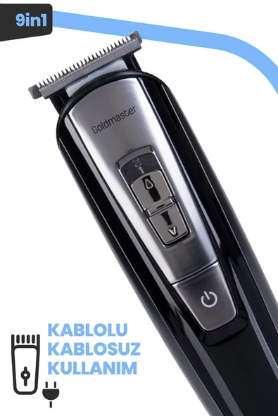 Goldmaster Venge GM 8110 9 In 1 Erkek Bakım Seti  Islak ve Kuru Kullanım - Resim 3