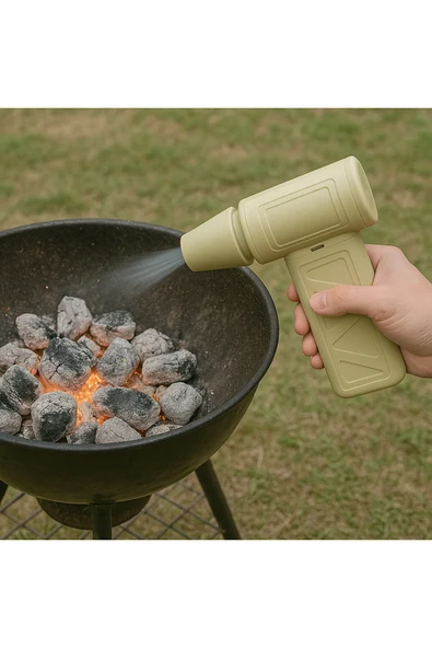 Turbo Elektrikli Hava Kompresörü  130.000 RPM, Çok Amaçlı, Taşınabilir, Güçlü Üfleme - 2