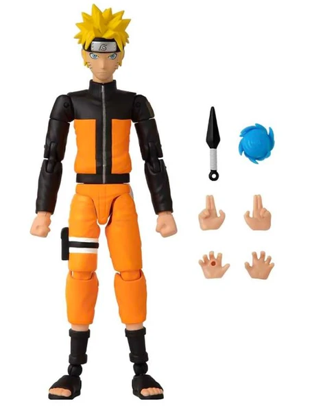 Bandai Anime Heroes Naruto Shippuden Naruto Uzumaki Aksiyon Figürü 16 cm 36901 - Resim 3