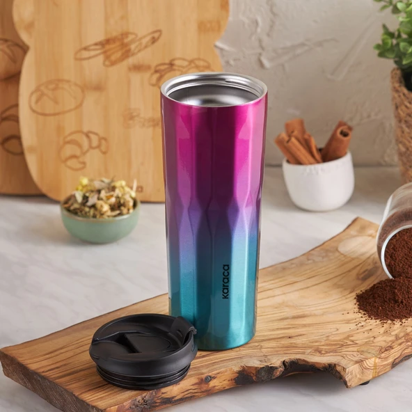 Karaca Joyful Sızdırmaz Çelik Termos Pembe 500 ml - 3