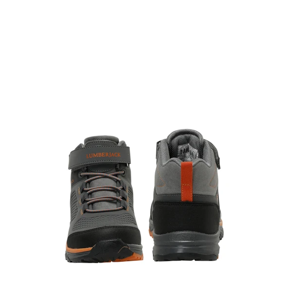 Koyu Gri Erkek Çocuk Bot - Resim 5