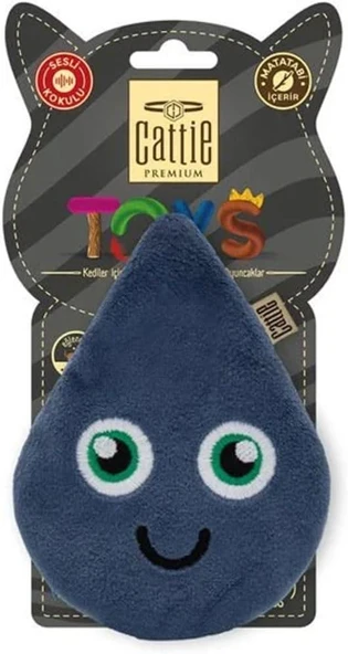 Cattie Matatabi İçerikli Kedi Oyuncağı Peluş Damla 11Cm ürün görseli 1