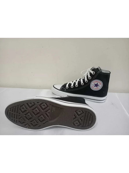 Siyah Keten Kadın Casual Ayakkabı Bez Spor Ayakkabı - Resim 3