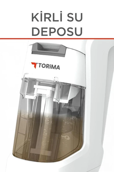 Torima DHY-1000 Beyaz 800W Halı Ve Koltuk Yıkama Temizleme Leke Çıkartma Makinesi - 7