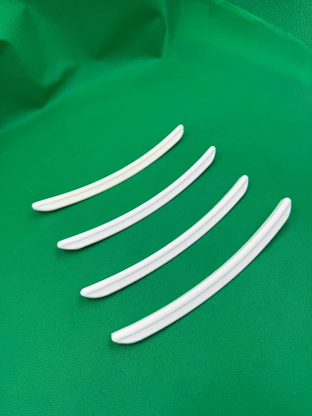 Universal Çamurluk Dodik dodiği Çıtası Beyaz 4 parça Flap Set - 7