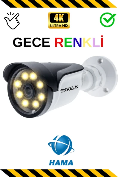 SNRELK HAMA 5 MP LENS WARM LIGHT 5536 GÜVENLİK KAMERASI