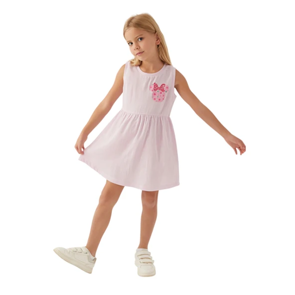 Kız Çocuk Minnie Mouse Elbise ürün görseli 1