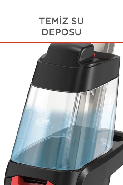 Torima DHY-1000 Siyah 800W Halı Ve Koltuk Yıkama Temizleme Leke Çıkartma Makinesi - 7