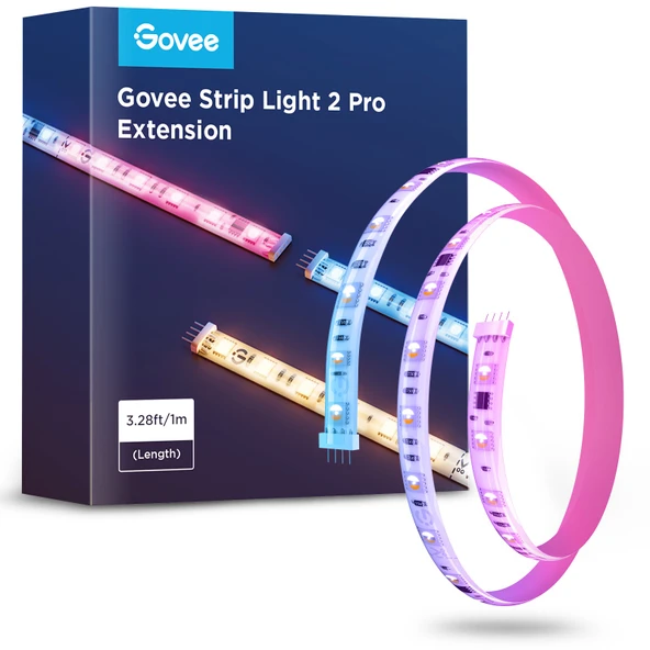 Govee RGBWWIC LED Şerit 2 Pro Uzatma Kiti 1 Metre - Adaptör Dahil Değildir - A61F10H1