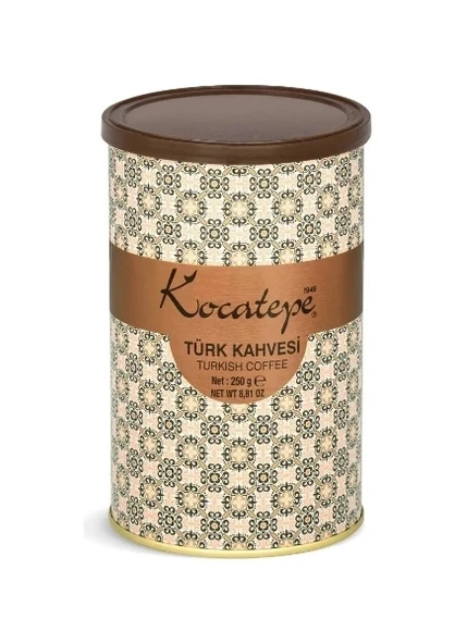 Kocatepe Türk Kahvesi Teneke 250 gr 6 Adet