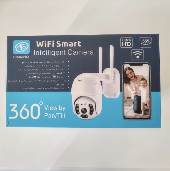 O-kam 3038 3mp Wıfı Ptz Kamera Gece Görüşlü Güvenlik Kamerası