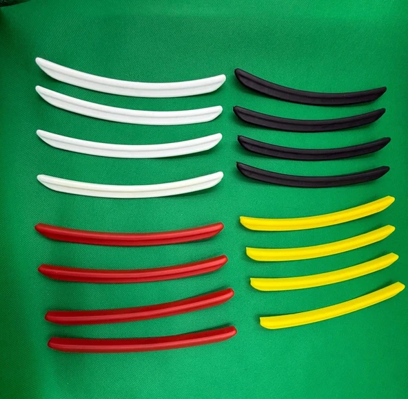 Universal Çamurluk Dodiği Çıtası Kırmızı 4 parça Flap Set - Resim 4