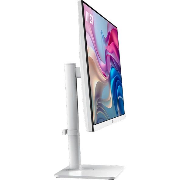 MSI MODERN MD272UPHW 27" 60Hz 4ms Adaptive-Sync Pivot Type-C Beyaz UHD IPS Monitör - Resim 3