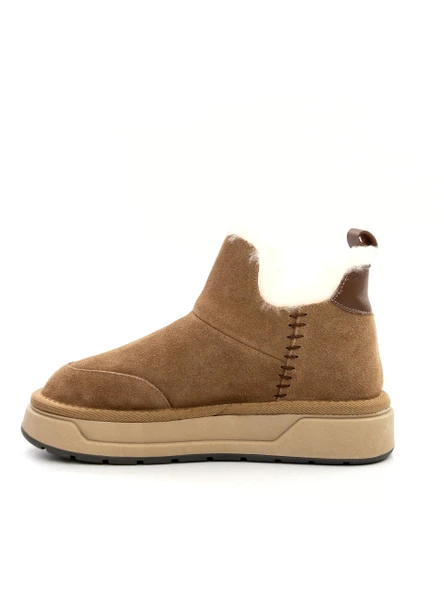 Guja 25K486 Kadın İçi Kürklü Kısa Süet Bot - 8