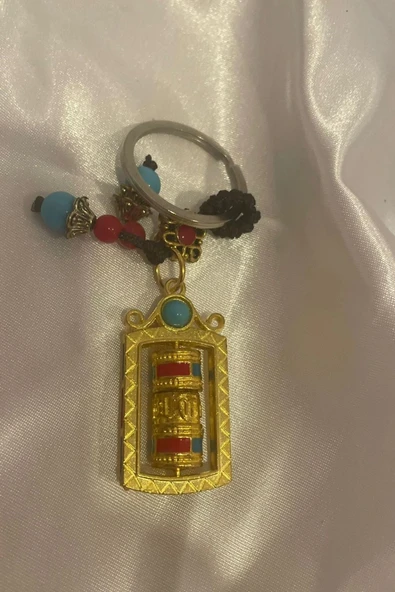 Feng Shui Wu İyi Şanslar Çin Parası Servet Anahtarlık Araba Süs Feng Shui Şans Çarkı - Resim 5