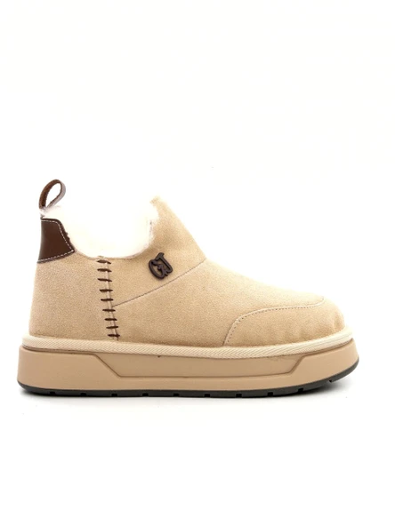 Guja 25K486 Kadın İçi Kürklü Kısa Süet Bot - 2