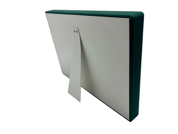 Süet Kumaş Yeşil 34-24 Cm Ayaklı 8 Pedli Kolye Tabla Stand - Resim 3