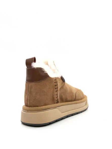 Guja 25K486 Kadın İçi Kürklü Kısa Süet Bot - 7
