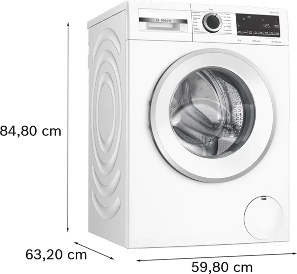 Bosch WGA242X3TR 9 kg 1200 Devir Çamaşır Makinesi - 6