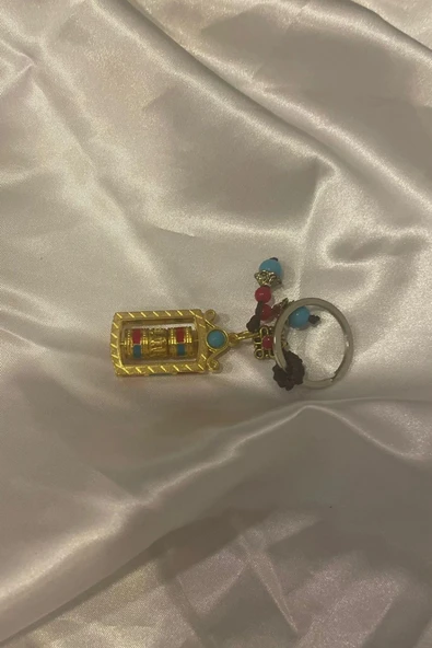 Feng Shui Wu İyi Şanslar Çin Parası Servet Anahtarlık Araba Süs Feng Shui Şans Çarkı - Resim 7