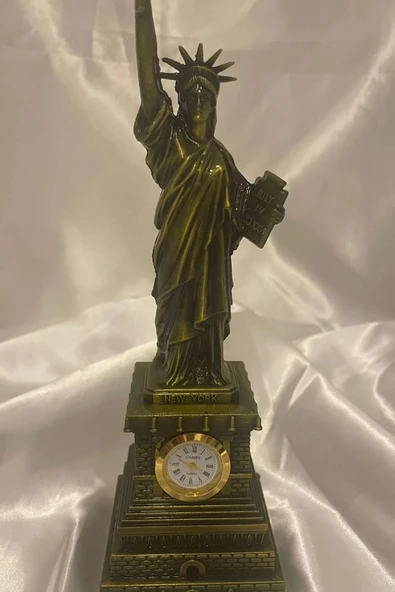 Özgürlük Anıtı Heykeli Saatli New York'un Sembolü Özgürlük Heykeli ürün görseli