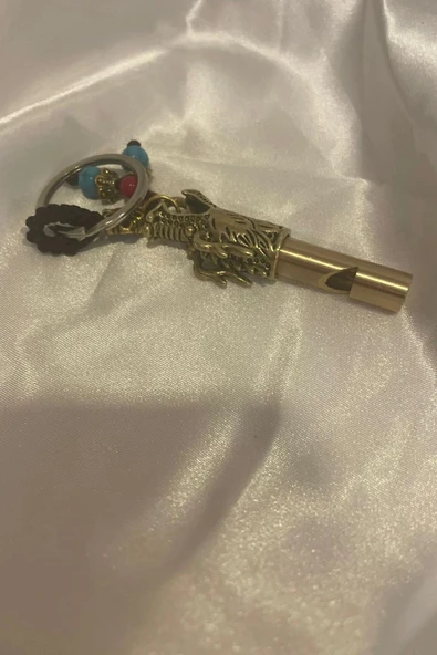 Deprem Düdüğü Koruyucu Ejderha Objeli Feng Shui Ejder Nefesi Dragon Anahtarlık - Resim 3