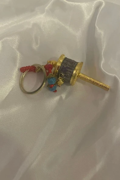 Feng Shui İyi Şanslar Çin Parası Servet Anahtarlık Araba Süs Feng Shui Metal Şans Çarkı - Resim 5