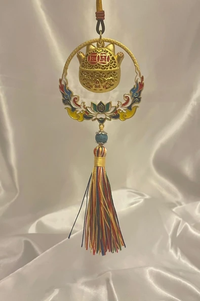 Feng Shui Para Kedisi Ejderha Yılı Buda Şans Para Bolluk Bereket Duvar Süsü - Resim 4