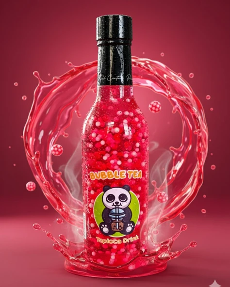 MOR PANDA TAPİYOKALI İÇECEK 330 ML ürün görseli