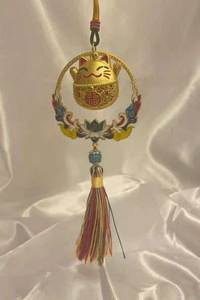 Feng Shui Para Kedisi Ejderha Yılı Buda Şans Para Bolluk Bereket Duvar Süsü - Resim 3