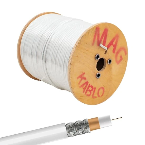 Mag RG6/U4 0.90 Mm 48x0.12 Tel CCS 300 Metre Anten Kablosu ürün görseli
