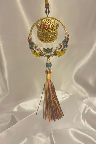 Feng Shui Para Kedisi Ejderha Yılı Buda Şans Para Bolluk Bereket Duvar Süsü - Resim 7