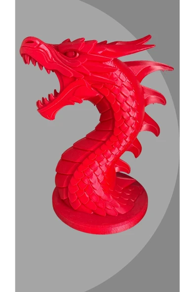 FK Filament Dekoratif 3D Baskı Ejderha Heykeli – 15 cm