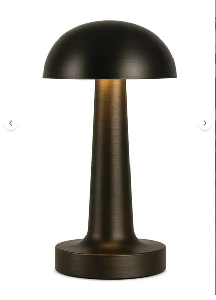 CATA CT 8428 Lizbon Siyah Kasa Antik Şarjlı Masa Lambası