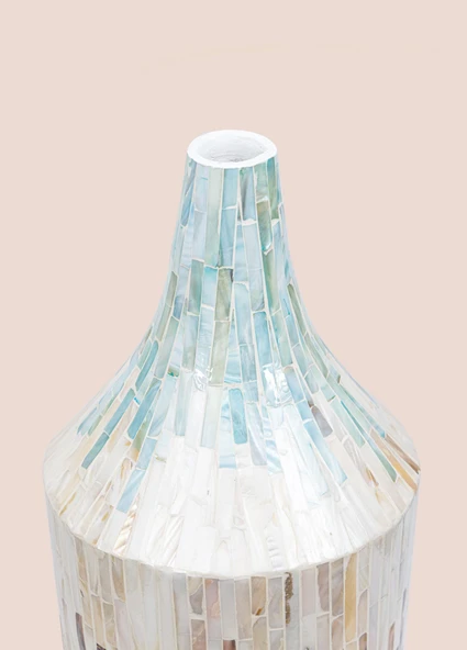 The Mia Sedef Vazo 22x68 cm TLC0108 - Resim 6