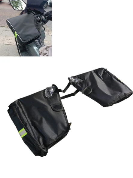 Motosiklet Rüzgarlığı - Reflektörlü El Koruma Rüzgarlık Kalın Model ürün görseli