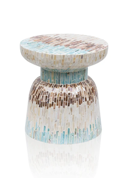 The Mia Sedef Tabure Yan Sehpa 38x40 cm TLC0103 ürün görseli