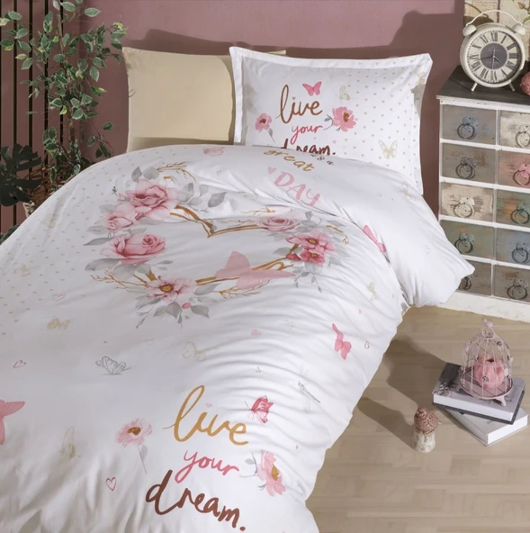 Clasy Tek Kişilik Genç Ranforce Nevresim Takımı Dream - Resim 2