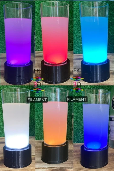 FK Filament Işıklı Bardak Altlığı ürün görseli
