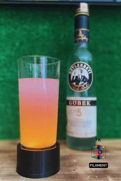 FK Filament Işıklı Bardak Altlığı - Resim 7