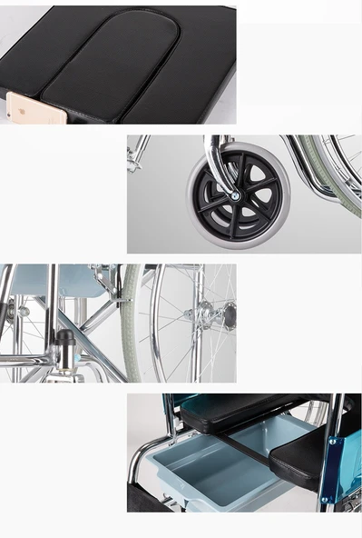 HASPET Klozetli Tekerlekli Sandalye - 4