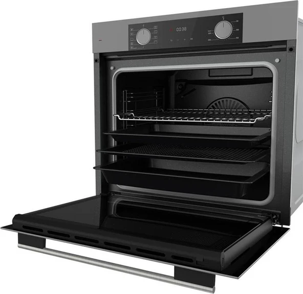 Ferre Fryart Gri Set (D082 Gri Davlumbaz -SS208 Gri Ocak- XE63CPR Fryart Gri Fırın) - Resim 4