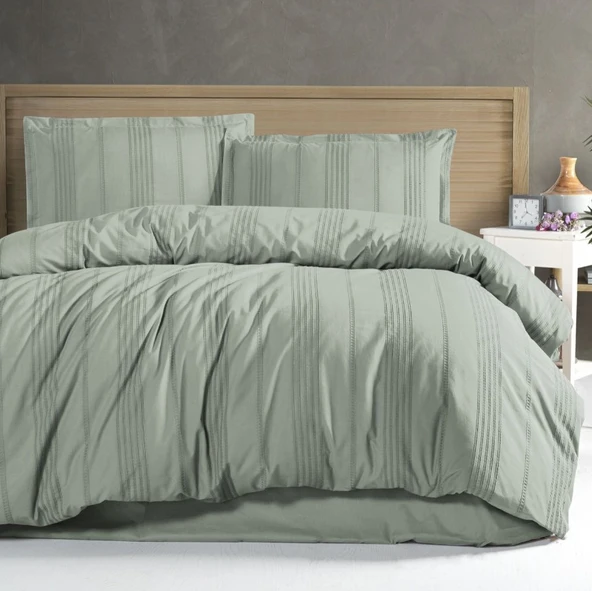 Clasy Çift Kişilik Nevresim Takımı Arakis V8 Adaçayı - Resim 3