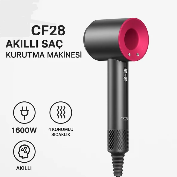 ÜSKÜDAR İLETİŞİM CF28 Fırçasız Motorlu Saç Kurutma Makinesi 110000 RPM   Kademeli Isı Hızlı Kurutma