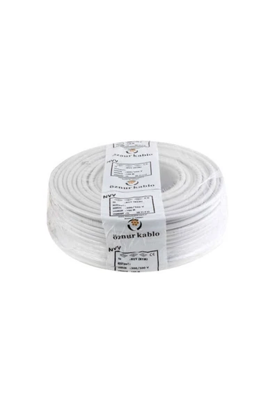ÖZNUR 3x1,5 Mm Nvv (nym) Kablo Antigron 100 Mt - 1
