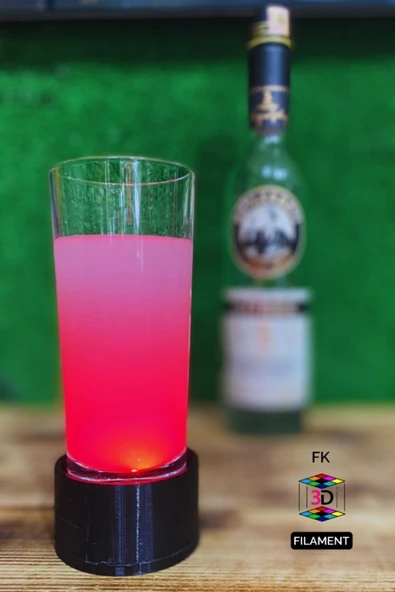 FK Filament Işıklı Bardak Altlığı - Resim 2