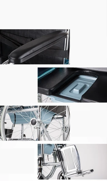 HASPET Klozetli Tekerlekli Sandalye - 3