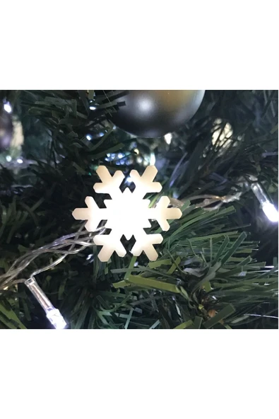 FK Filament Kar Tanesi Yılbaşı Ağacı Süsü 5 Adet ürün görseli