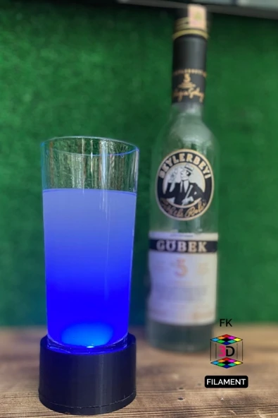 FK Filament Işıklı Bardak Altlığı - Resim 6